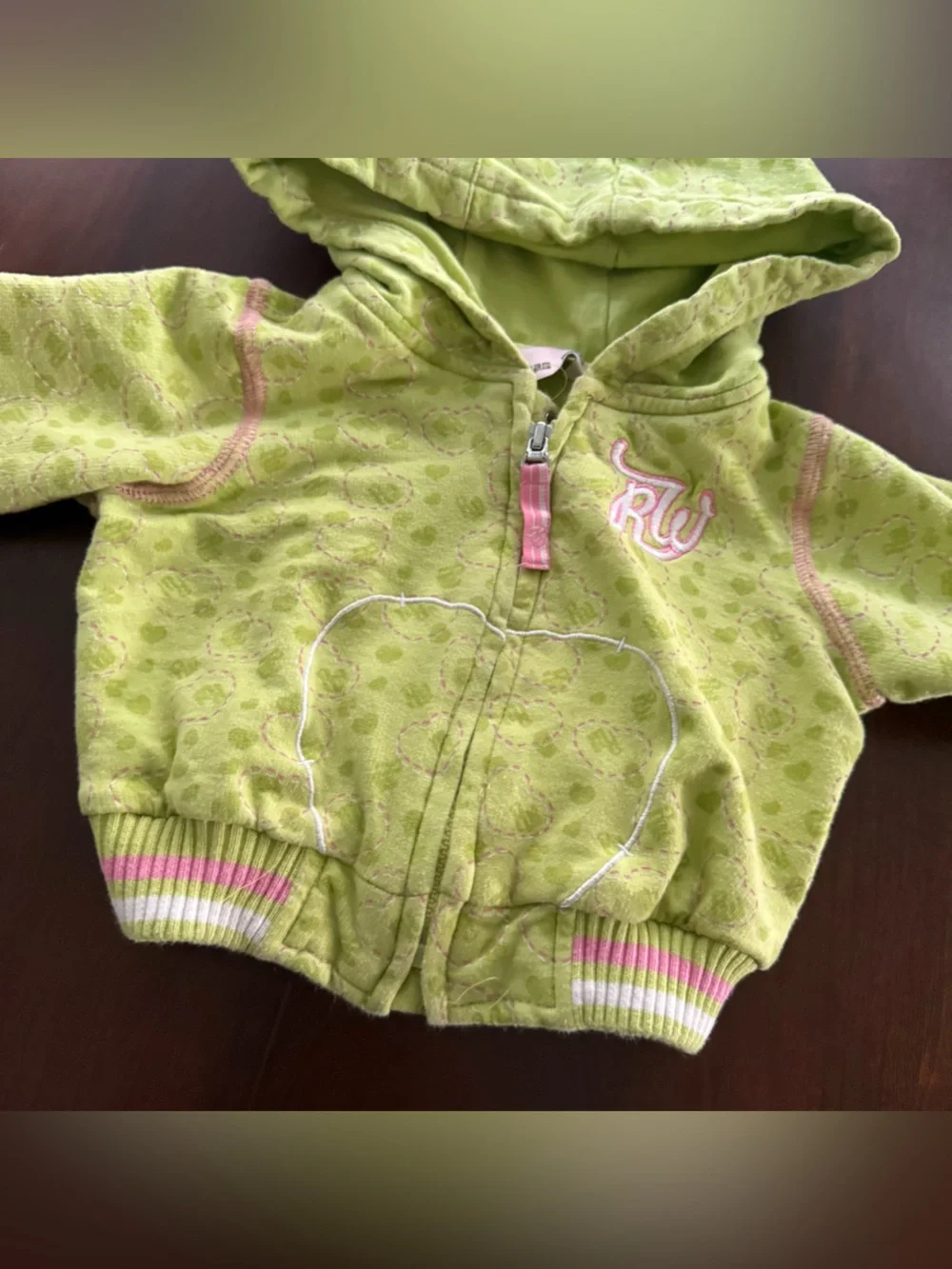 Y2K Rocawear Hoodie Baby Girl Size 0-6 M